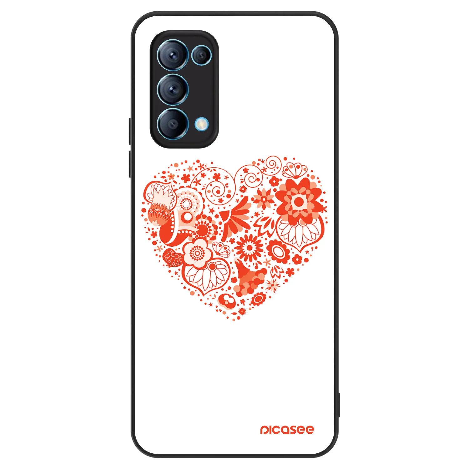 Picasee ULTIMATE CASE für OPPO Reno 5 5G - Großes Herz