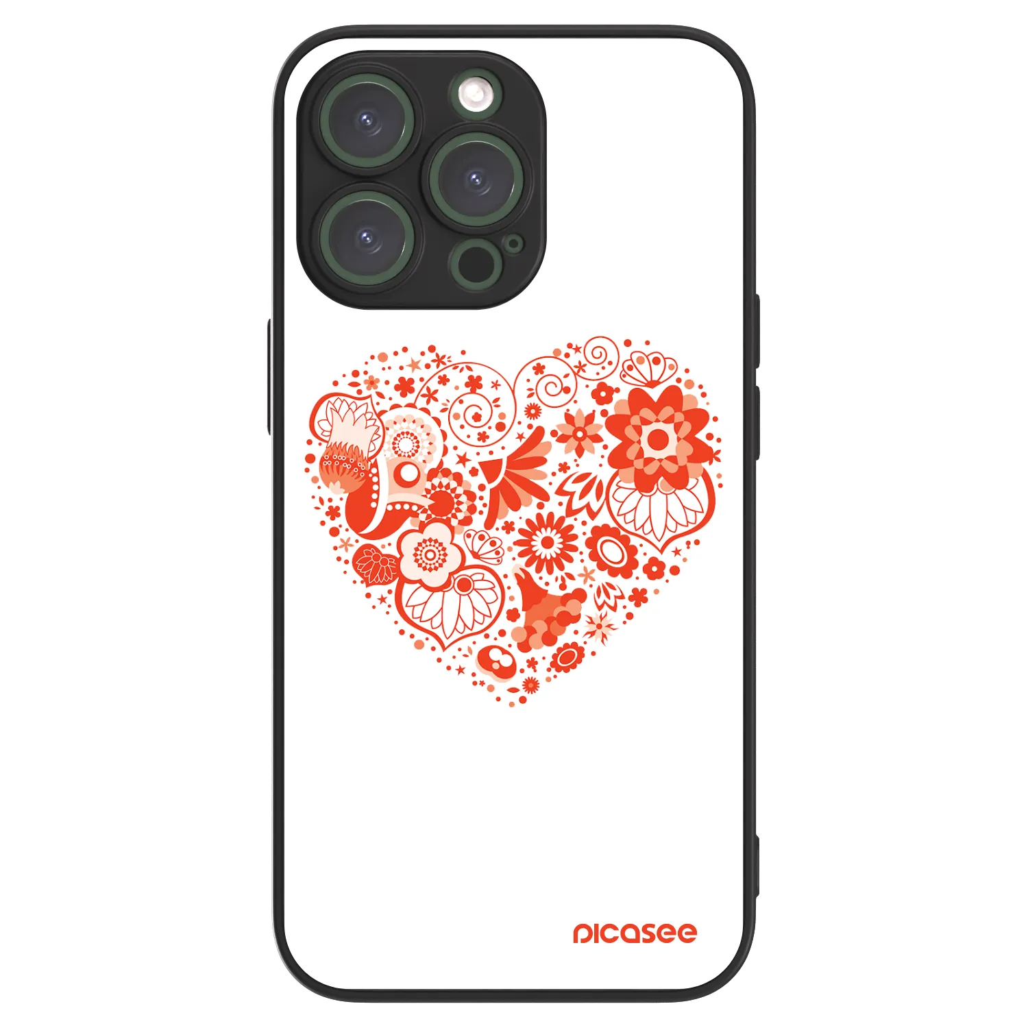 Picasee ULTIMATE CASE MagSafe für Apple iPhone 13 Pro - Großes Herz