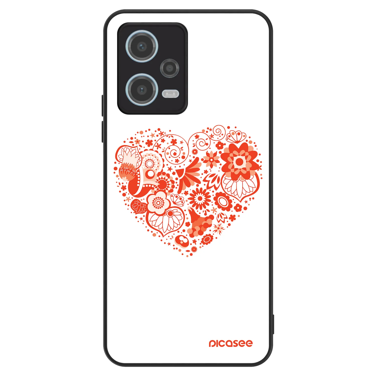 Picasee ULTIMATE CASE für Xiaomi Redmi Note 12 5G - Großes Herz