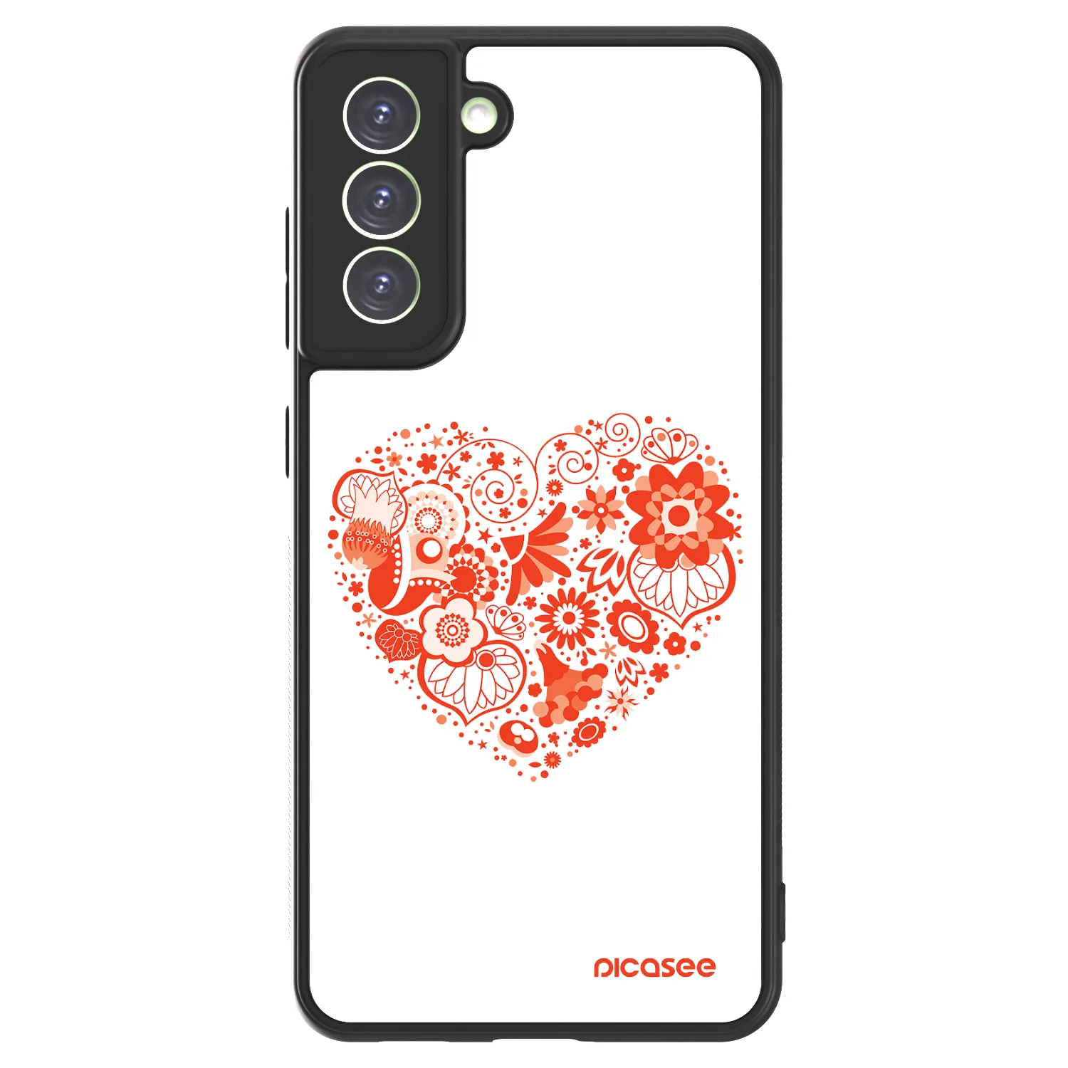 Picasee ULTIMATE CASE PowerShare für Samsung Galaxy S21 FE 5G - Großes Herz