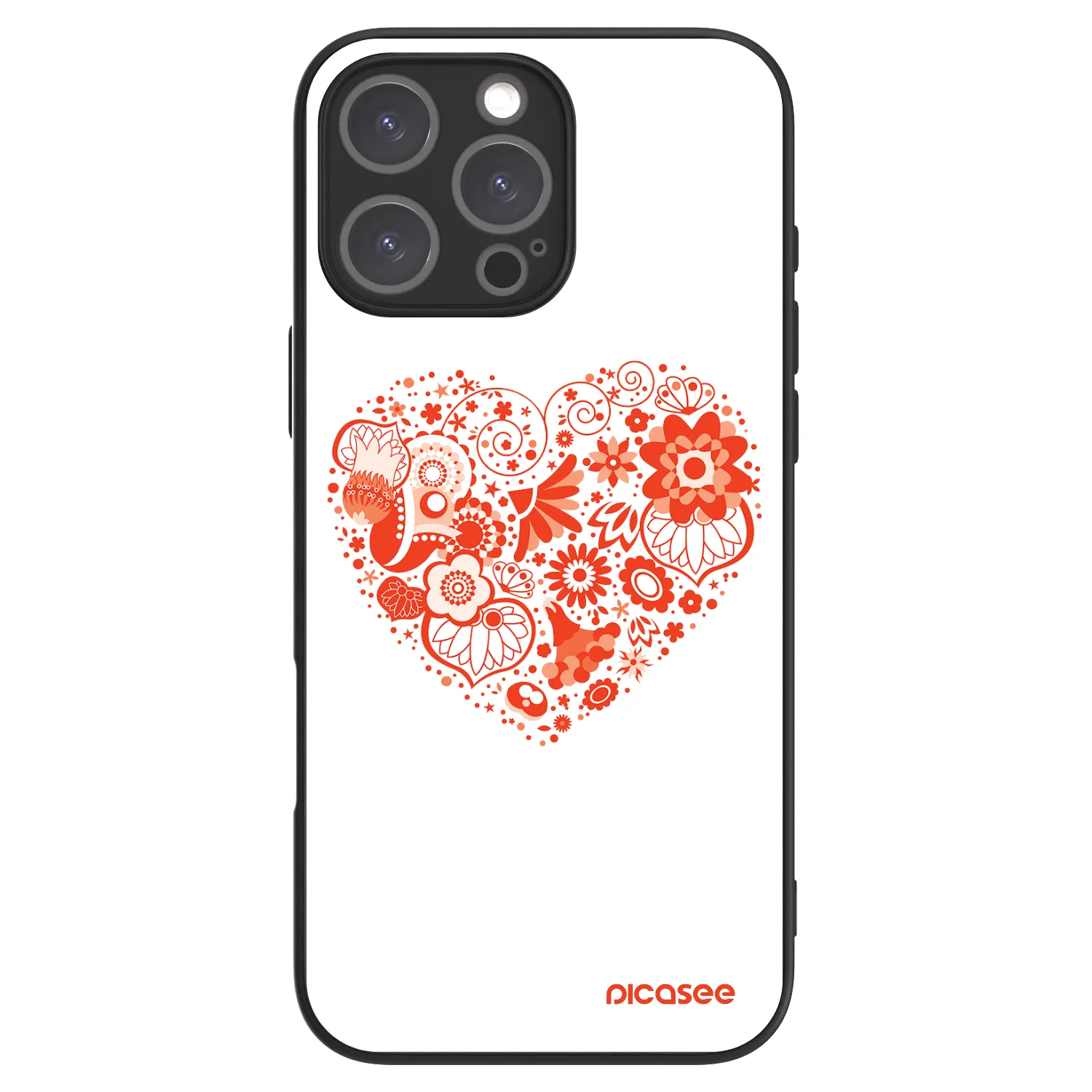 Picasee ULTIMATE CASE MagSafe für Apple iPhone 16 Pro Max - Großes Herz