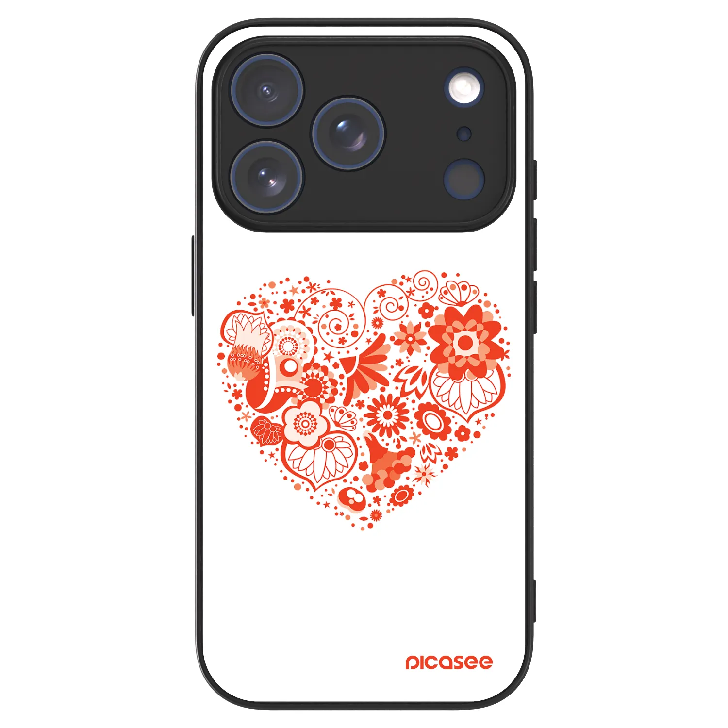 Picasee ULTIMATE CASE MagSafe für Apple iPhone 17 Pro - Großes Herz