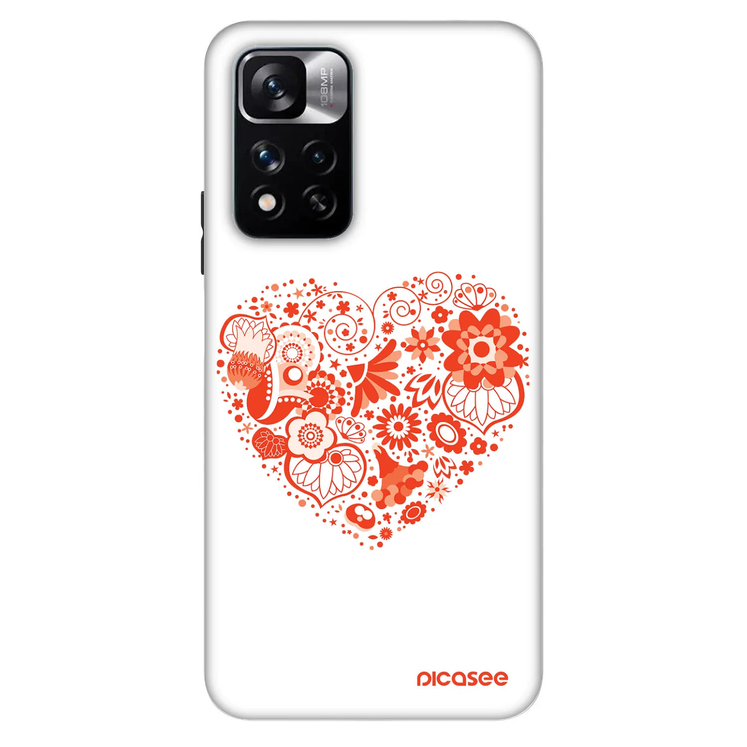 Picasee Fashion Case für Xiaomi Redmi Note 11 Pro 5G - Großes Herz