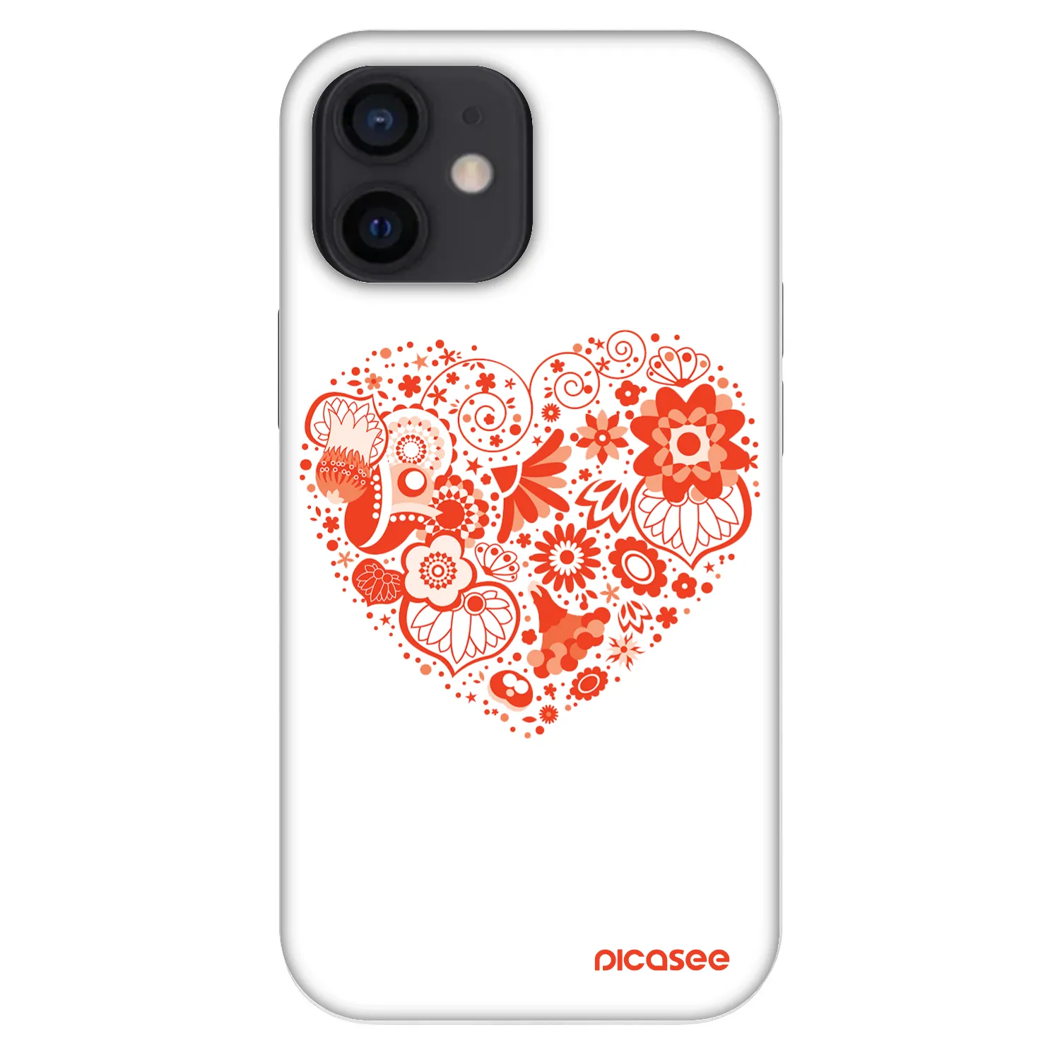 Picasee Fashion Case für Apple iPhone 12 mini - Großes Herz