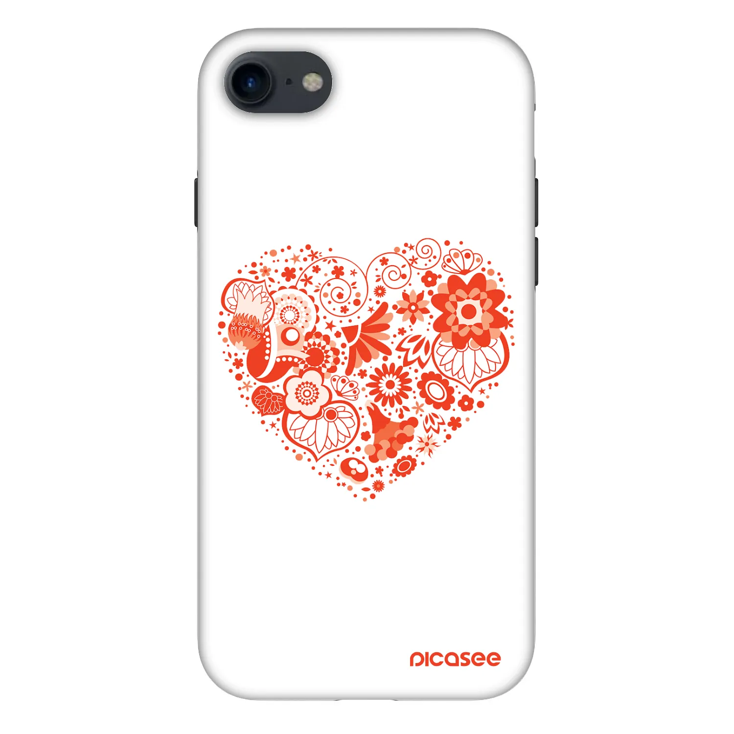 Picasee Fashion Case für Apple iPhone SE 2020 - Großes Herz