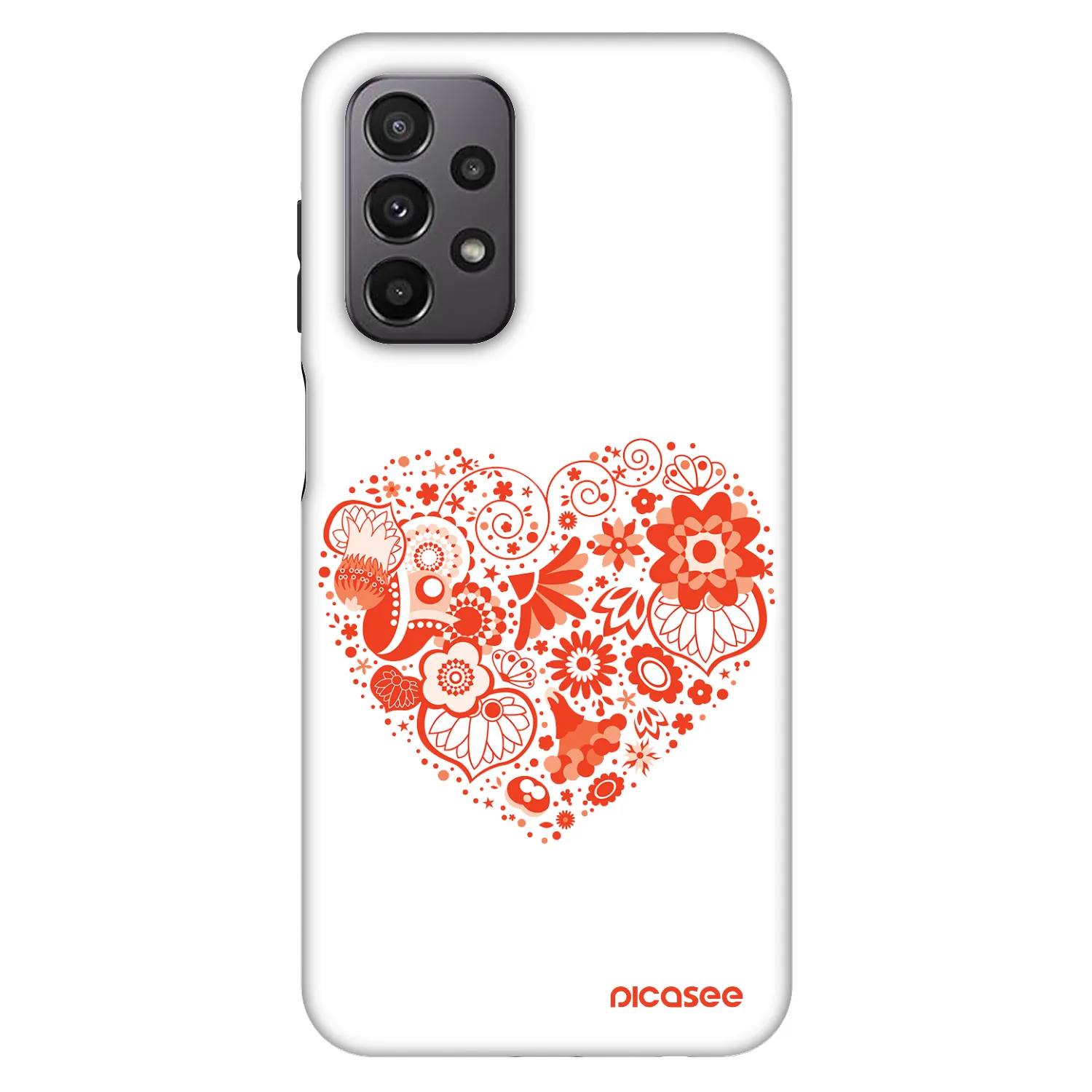 Picasee Fashion Case für Samsung Galaxy A23 A236B 5G - Großes Herz