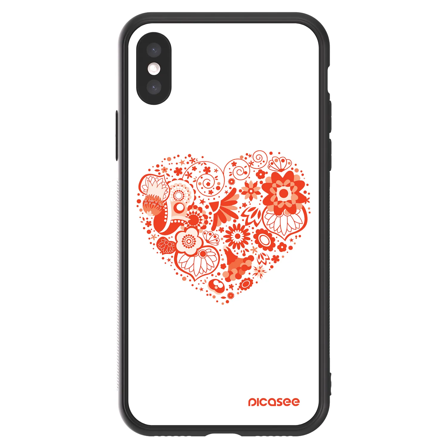 Picasee ULTIMATE CASE für Apple iPhone X/XS - Großes Herz