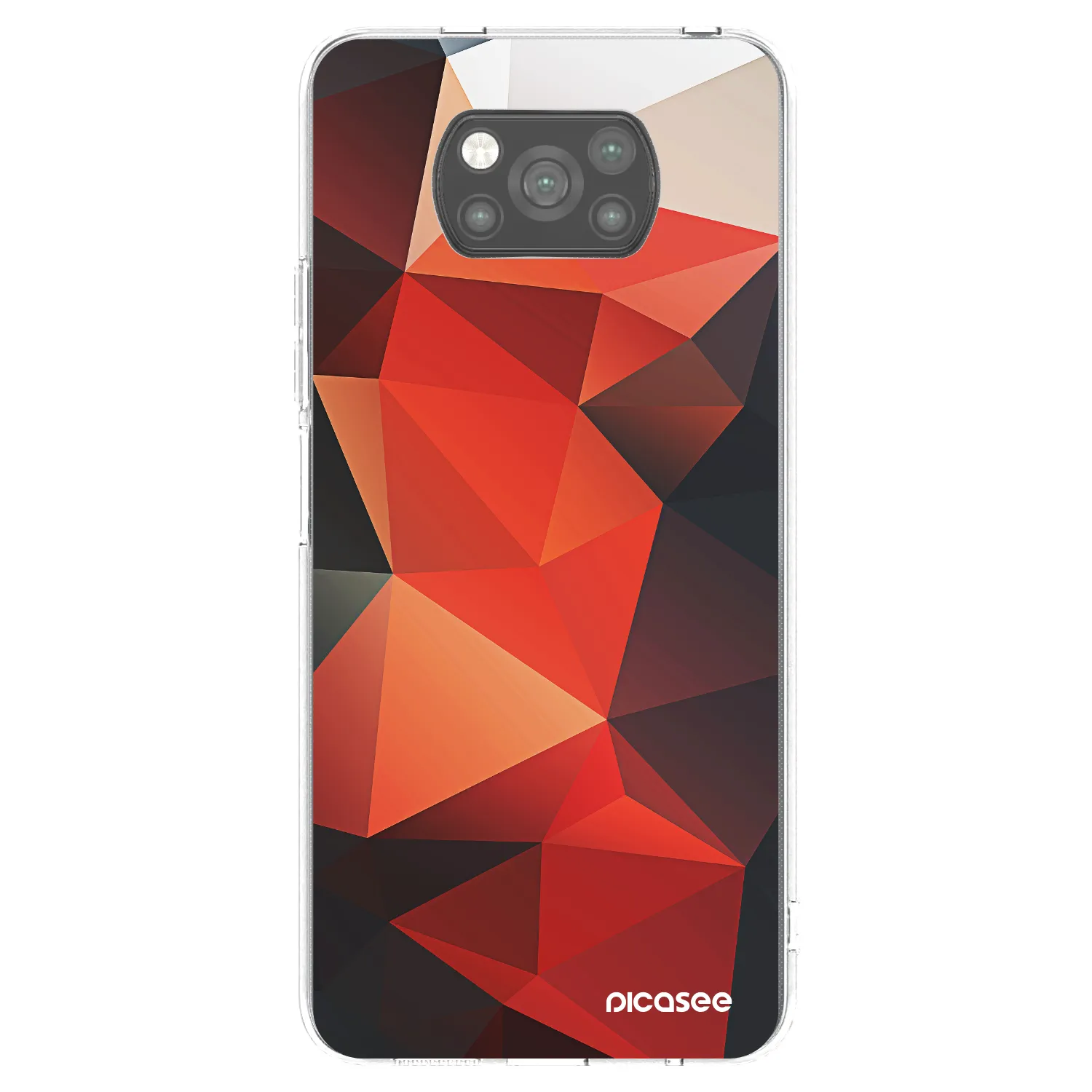 Picasee Xiaomi Poco X3 Hülle - Schwarzes Silikon - Wallpaper 2