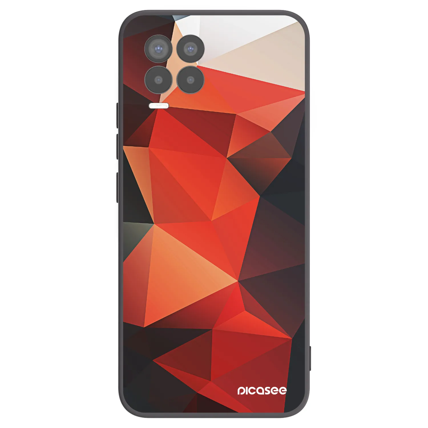 Picasee Realme 8 Pro Hülle - Schwarzes Silikon - Wallpaper 2