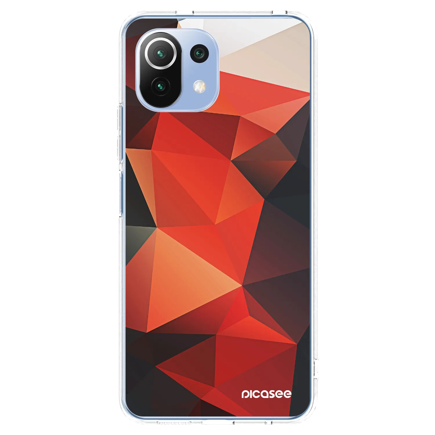 Picasee Xiaomi 11 Lite 5G NE Hülle - Transparentes Silikon - Wallpaper 2