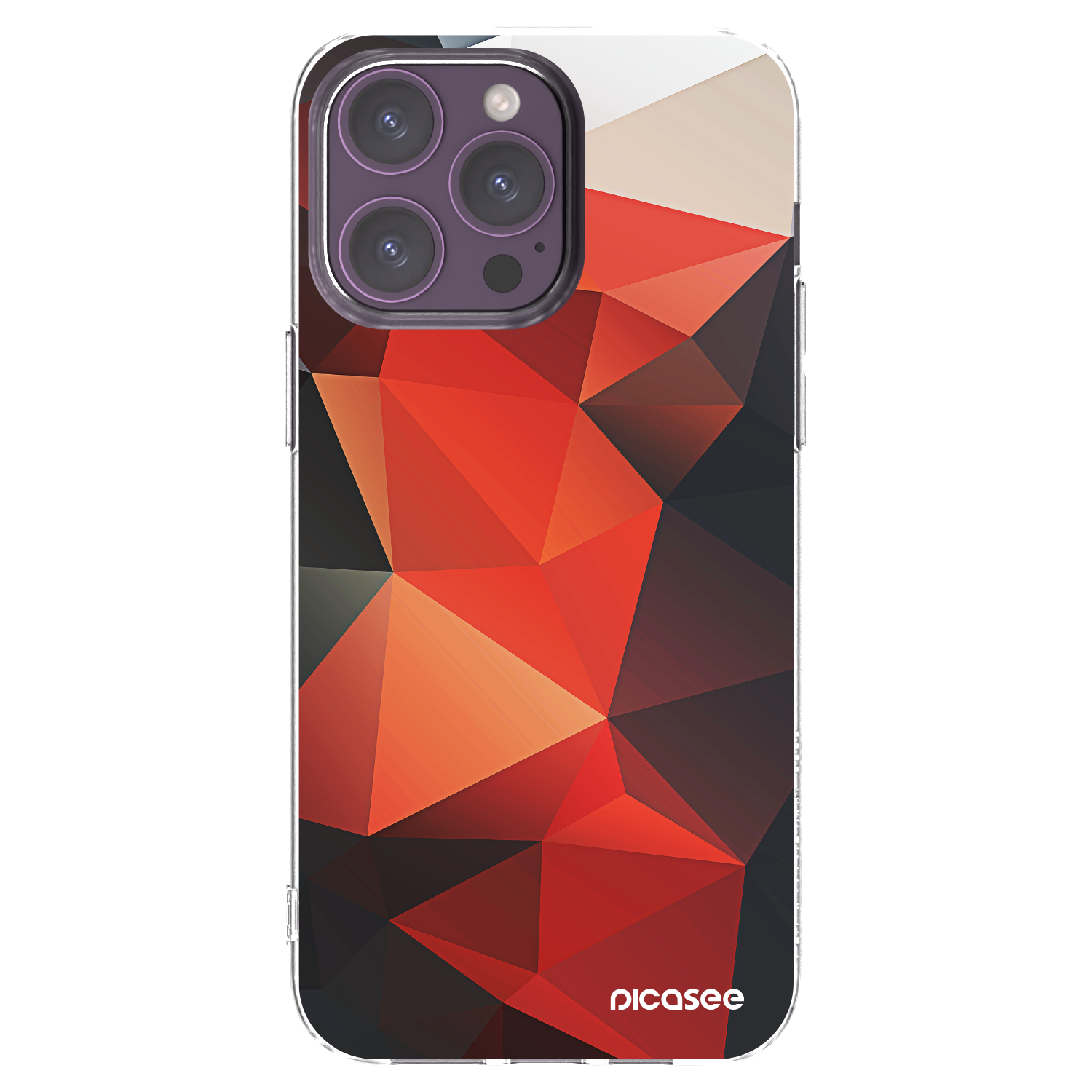 Picasee Apple iPhone 14 Pro Max Hülle - Transparentes Silikon - Wallpaper 2