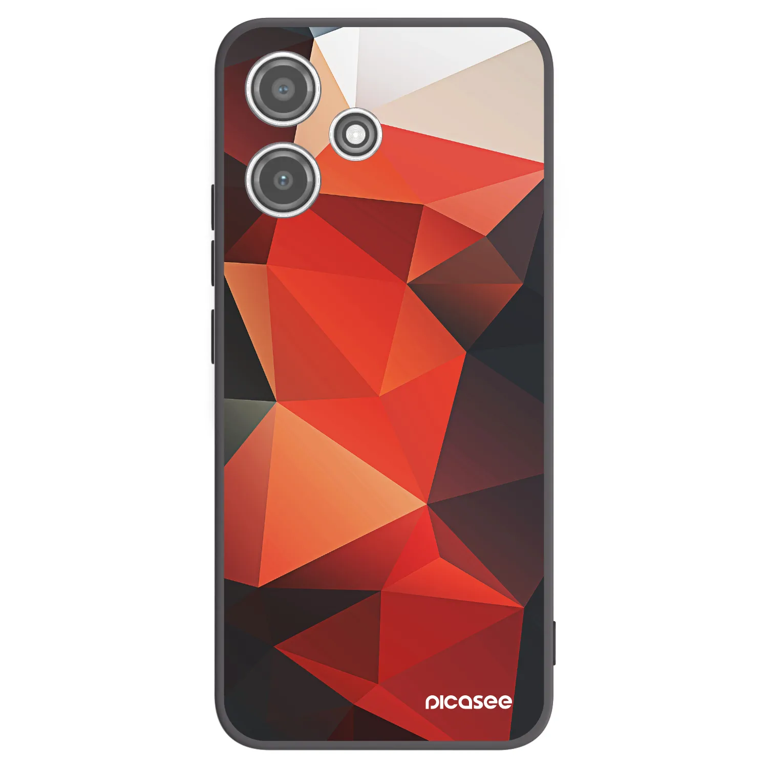 Picasee Xiaomi Redmi 12 5G Hülle - Schwarzes Silikon - Wallpaper 2