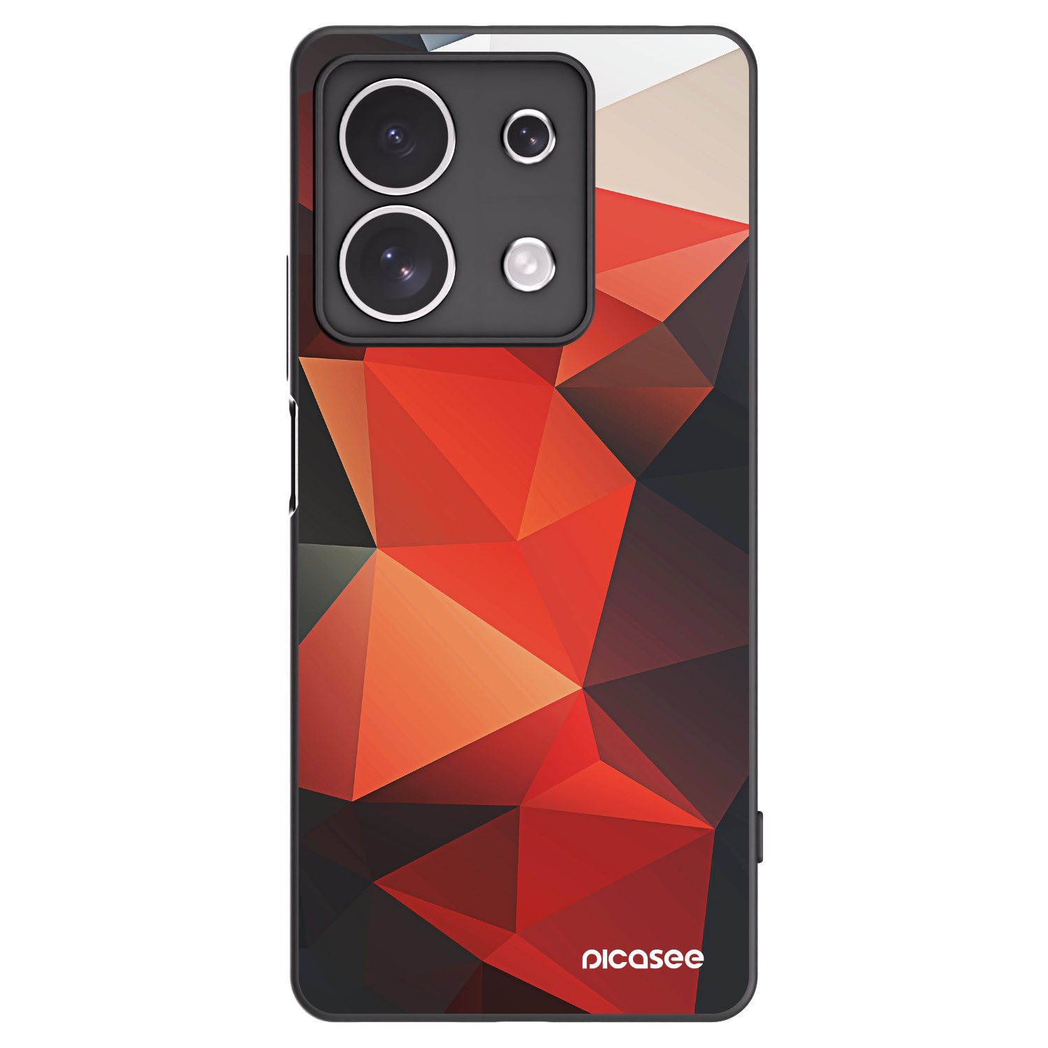 Picasee Xiaomi Redmi Note 13 4G Hülle - Schwarzes Silikon - Wallpaper 2