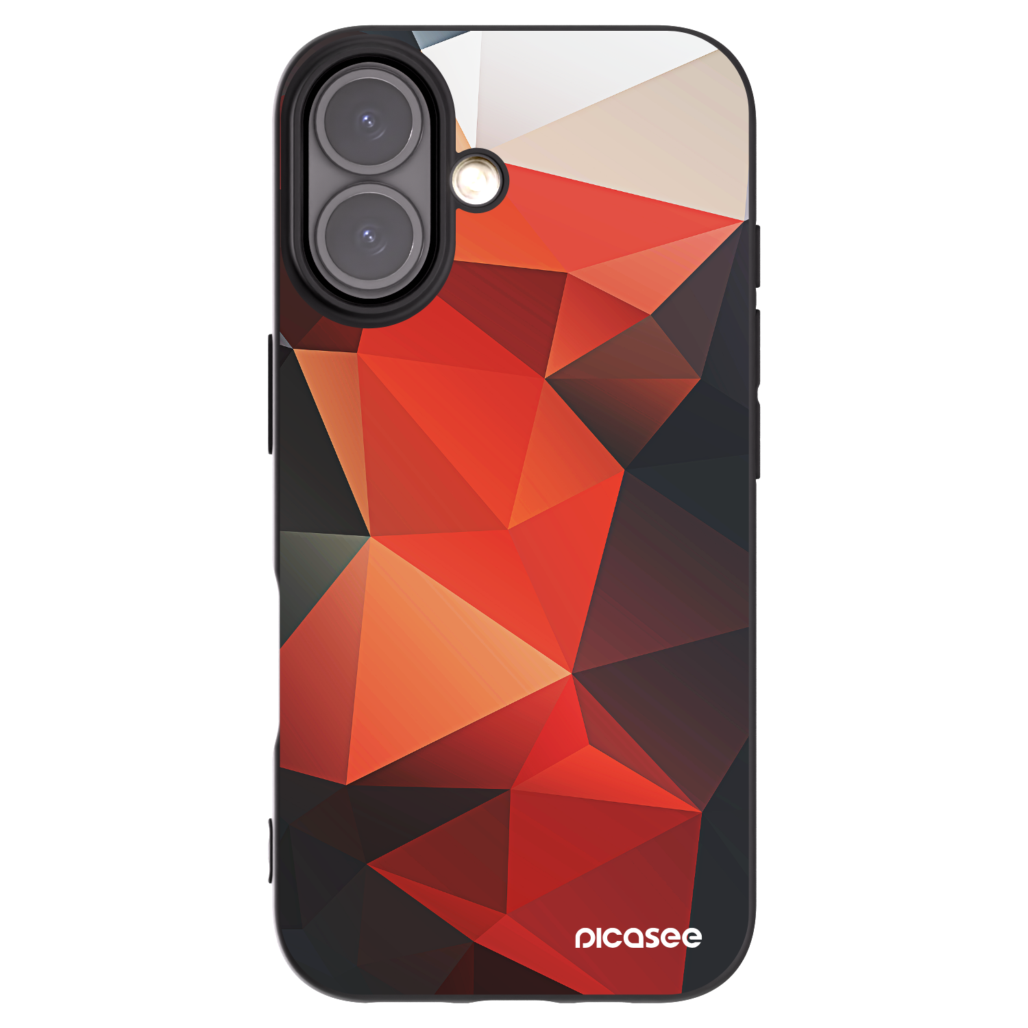 Picasee Apple iPhone 16 Hülle - Schwarzes Silikon - Wallpaper 2