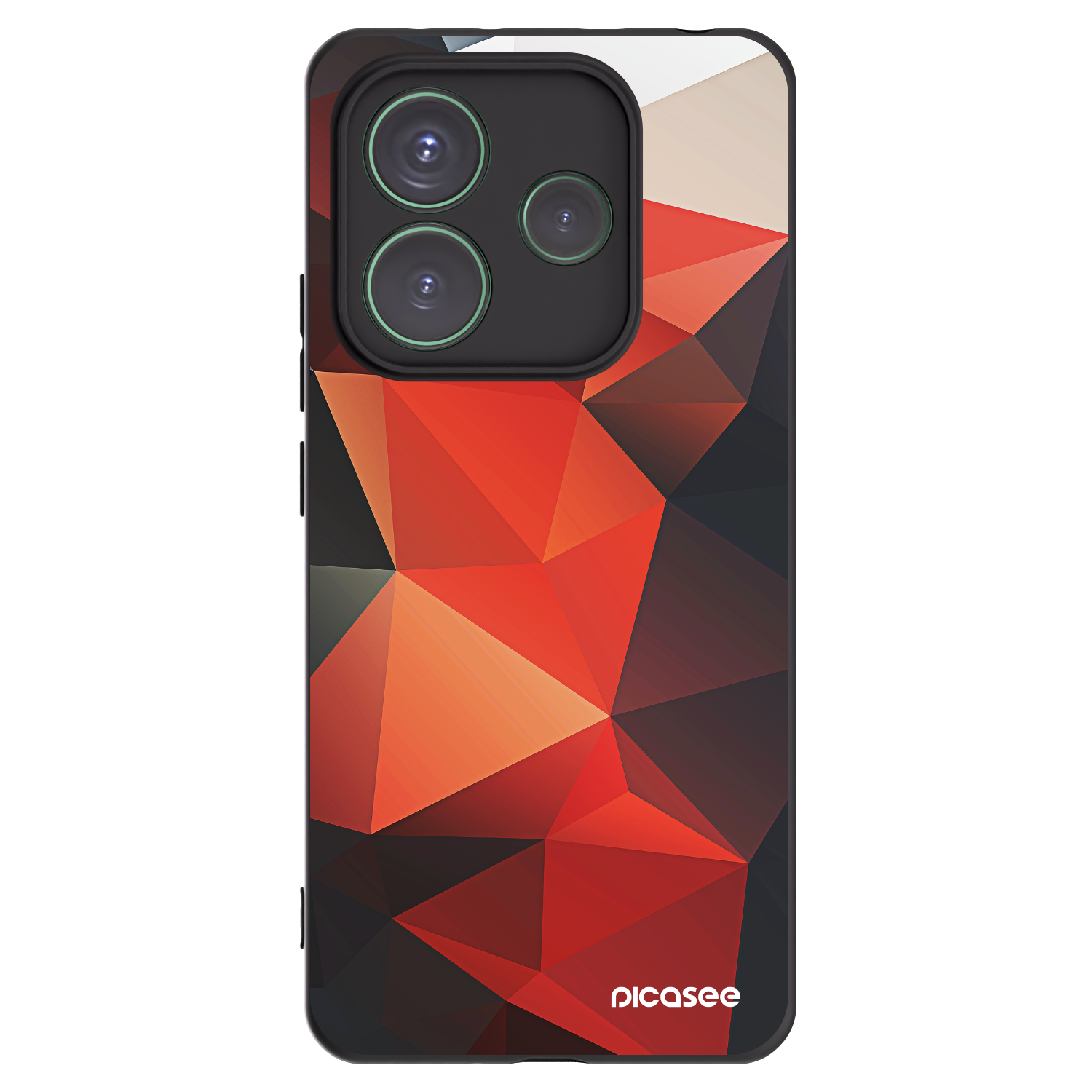 Picasee Xiaomi Redmi Note 14 5G Hülle - Schwarzes Silikon - Wallpaper 2