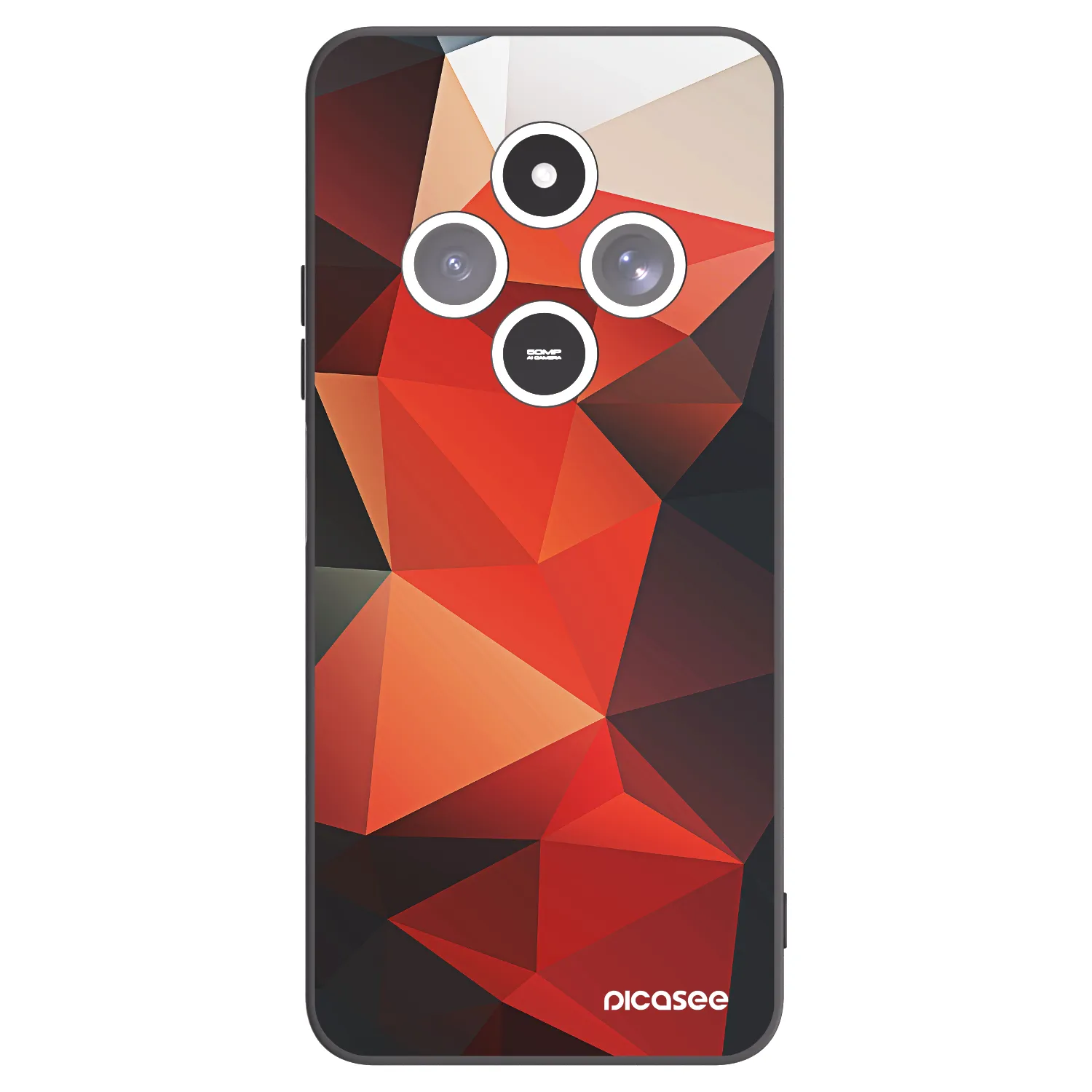 Picasee Xiaomi Redmi 14C Hülle - Schwarzes Silikon - Wallpaper 2