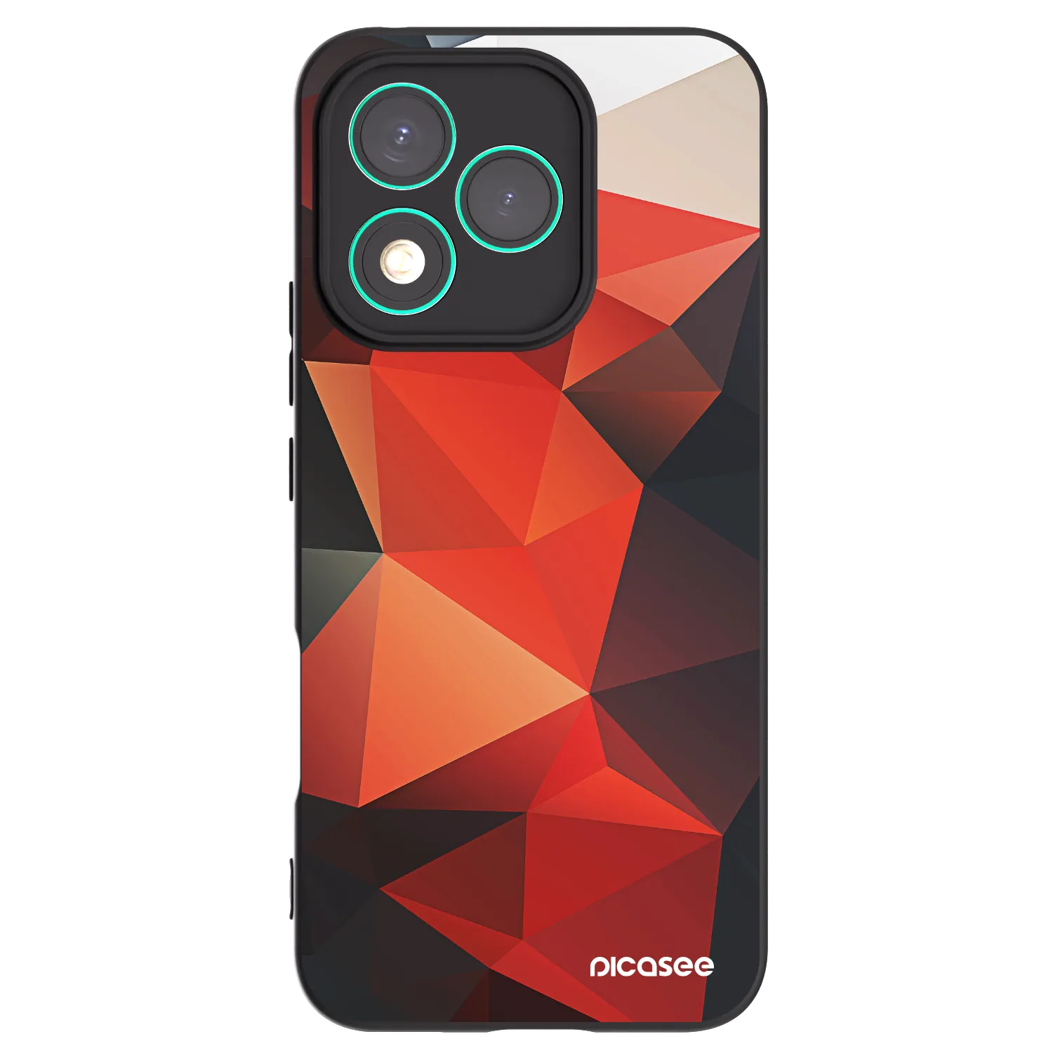 Picasee Honor 400 Lite 5G Hülle - Schwarzes Silikon - Wallpaper 2