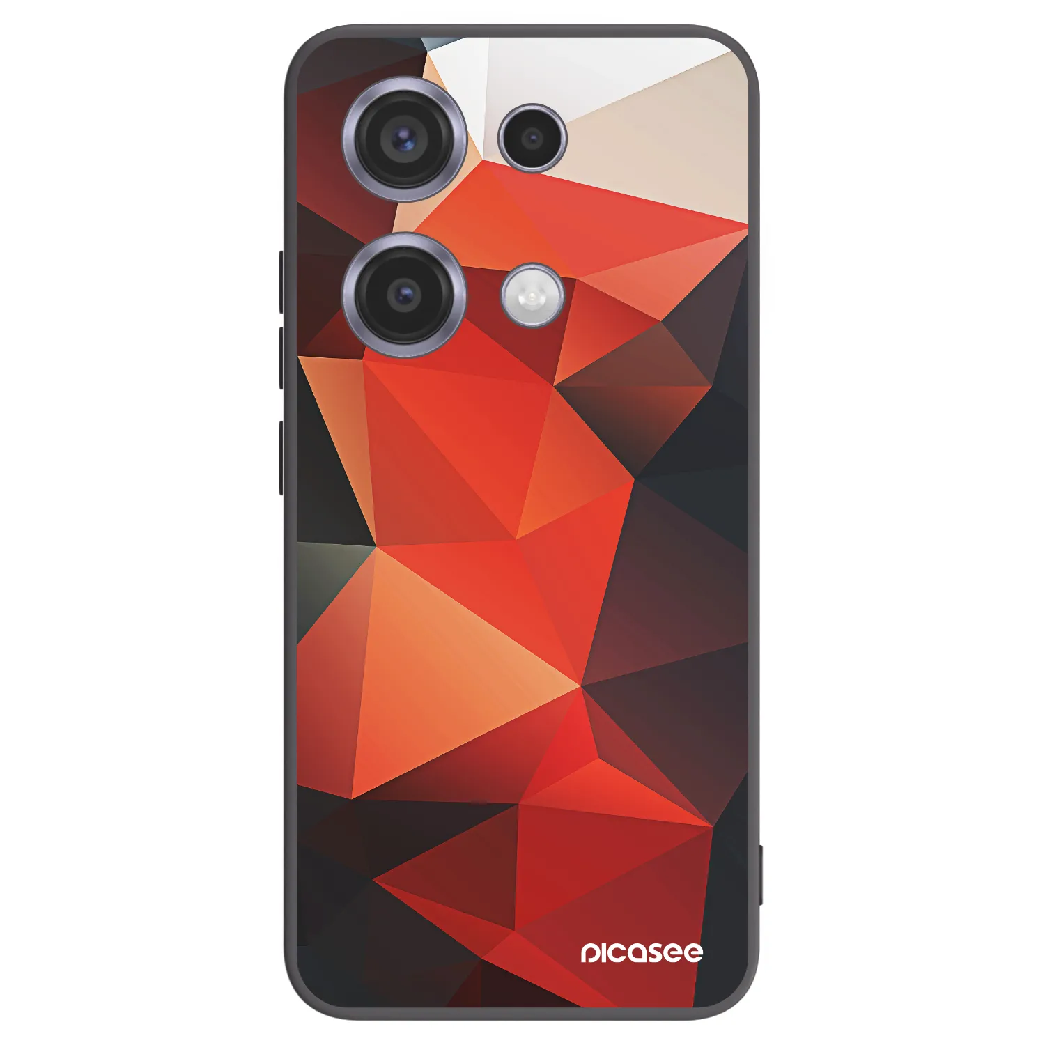 Picasee Xiaomi Redmi Note 14S Hülle - Schwarzes Silikon - Wallpaper 2