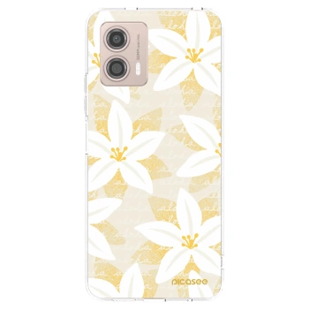 Picasee Motorola Moto G53 5G Hülle - Transparentes Silikon - Island Leave