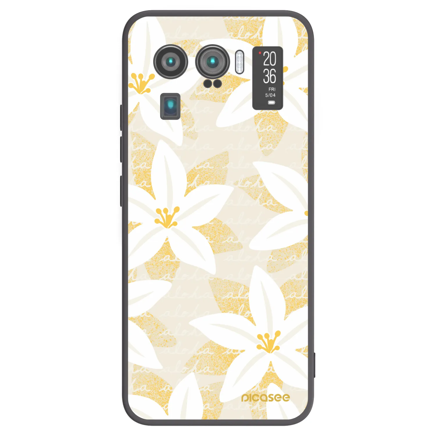 Picasee Xiaomi Mi 11 Ultra Hülle - Schwarzes Silikon - Island Leave