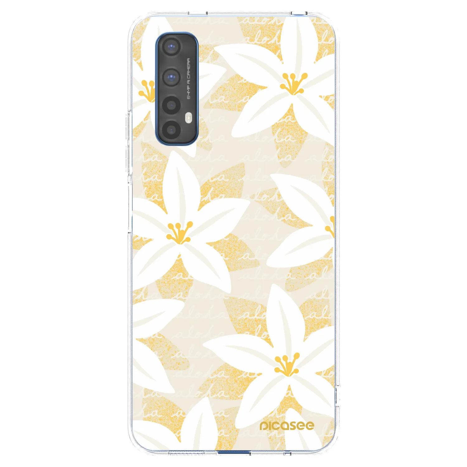 Picasee Realme 7 Hülle - Transparentes Silikon - Island Leave
