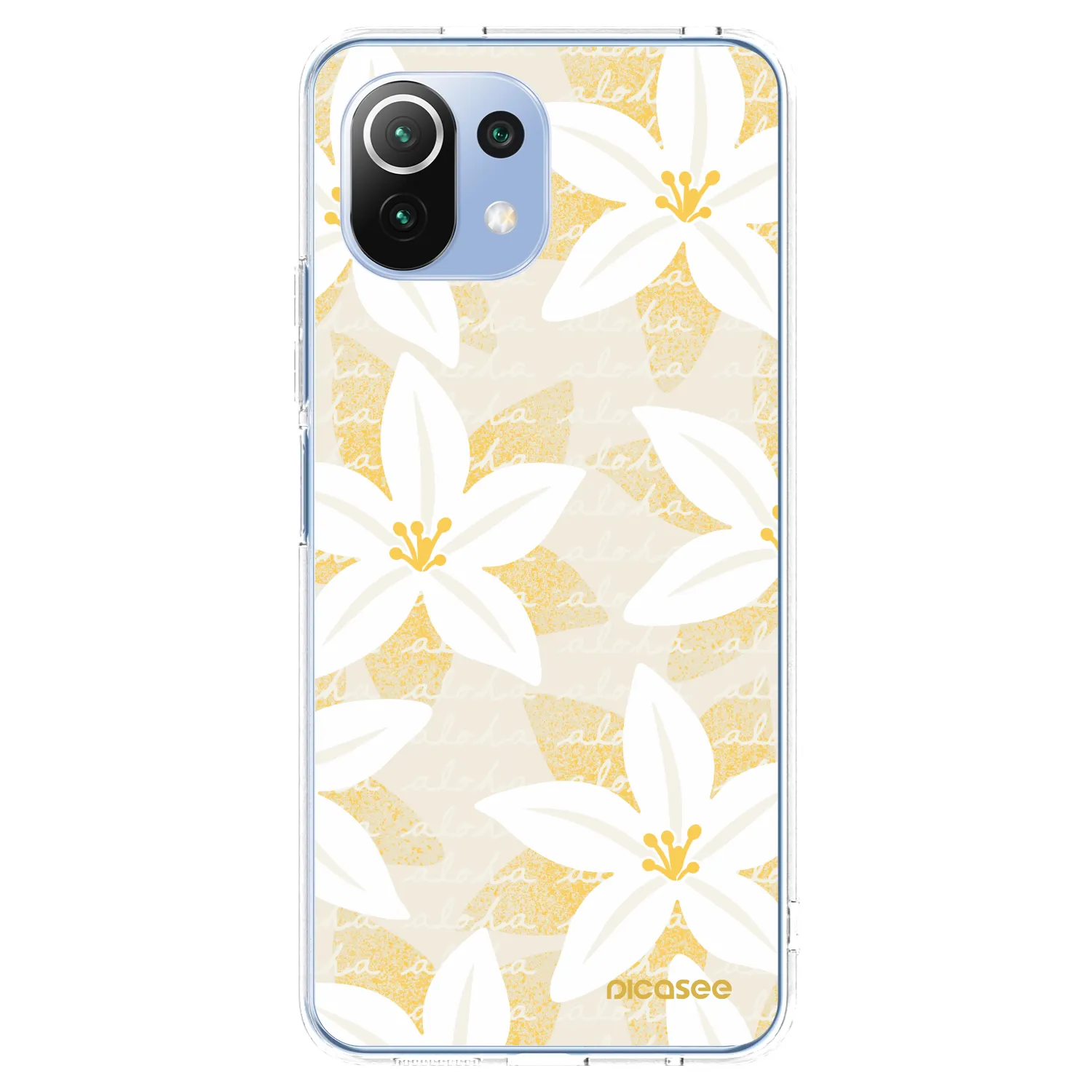 Picasee Xiaomi 11 Lite 5G NE Hülle - Transparentes Silikon - Island Leave
