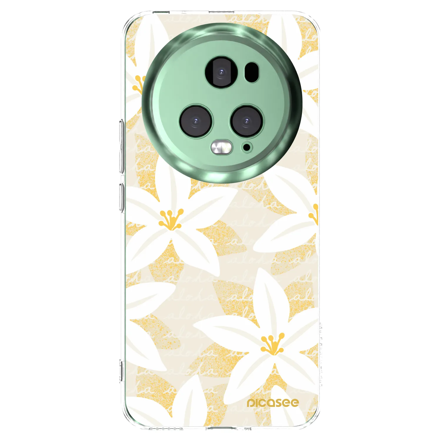Picasee Honor Magic5 Pro Hülle - Transparentes Silikon - Island Leave