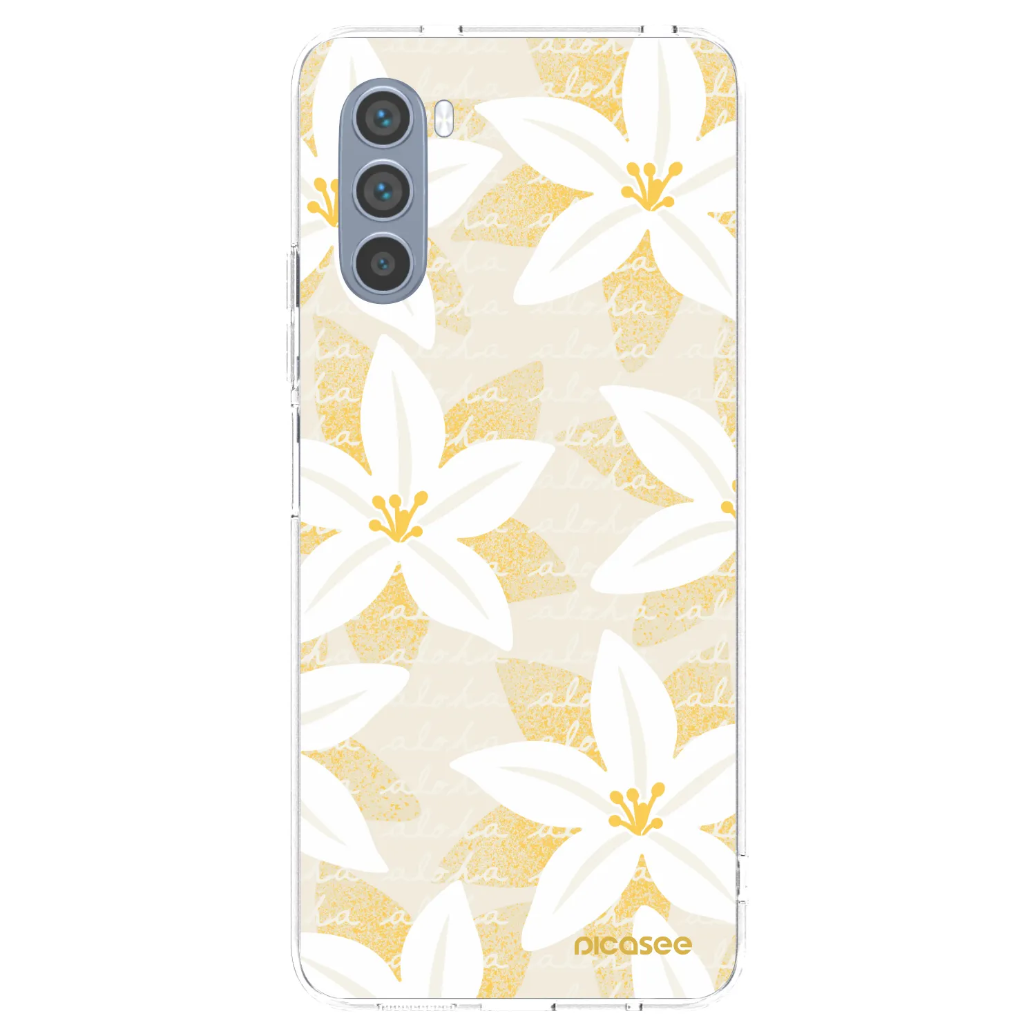 Picasee Motorola Moto G62 Hülle - Transparentes Silikon - Island Leave