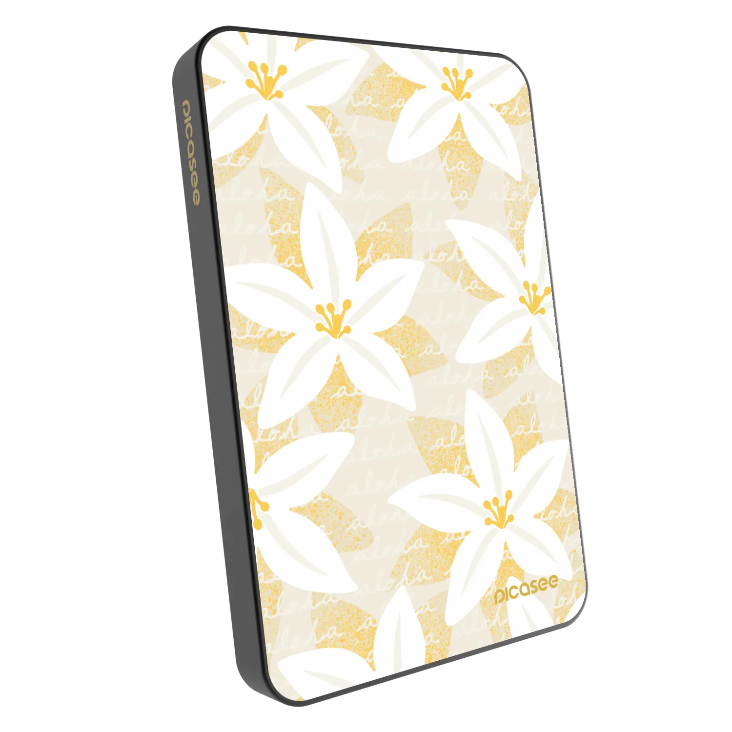 Picasee Powerbank mit MagSafe 5 000 mAh Grau - Island Leave