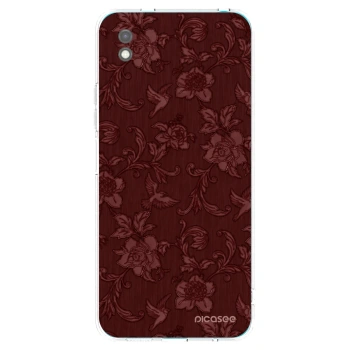 Picasee Xiaomi Redmi 9A Hülle - Schwarzes Silikon - Red Elegance