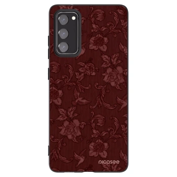Picasee Samsung Galaxy S20 FE Hülle - Schwarzes Silikon - Red Elegance