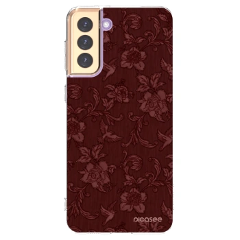 Picasee Samsung Galaxy S21+ 5G G996F Hülle - Transparentes Silikon - Red Elegance
