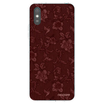 Picasee Xiaomi Redmi 9AT Hülle - Transparentes Silikon - Red Elegance
