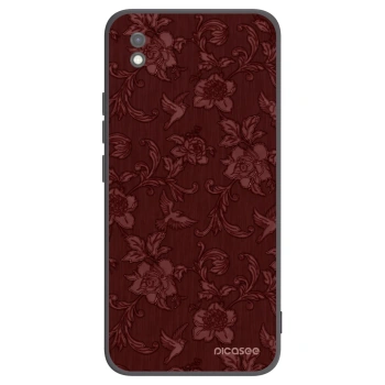 Picasee Xiaomi Redmi 9AT Hülle - Schwarzes Silikon - Red Elegance