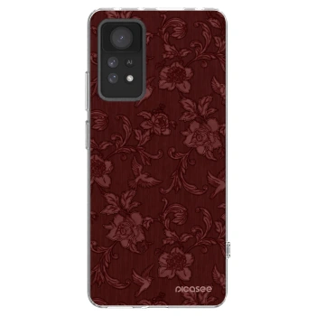 Picasee Xiaomi Redmi Note 11 Pro Hülle - Transparentes Silikon - Red Elegance