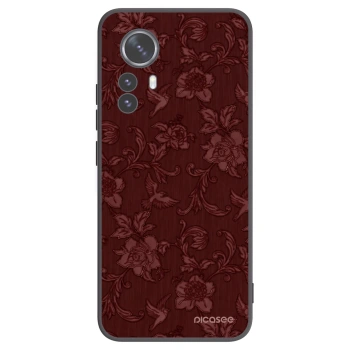 Picasee Xiaomi 12 Pro Hülle - Schwarzes Silikon - Red Elegance
