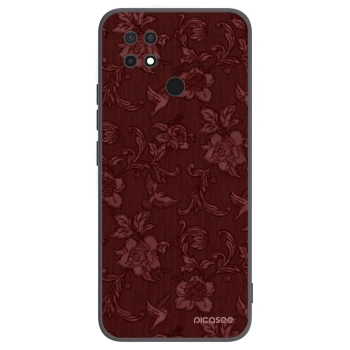 Picasee Xiaomi Redmi 10C Hülle - Schwarzes Silikon - Red Elegance