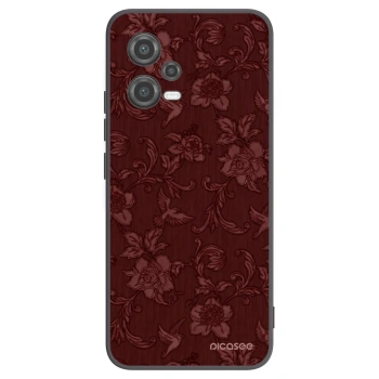 Picasee Xiaomi Poco X5 Hülle - Schwarzes Silikon - Red Elegance