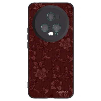 Picasee Honor Magic5 Pro Hülle - Schwarzes Silikon - Red Elegance