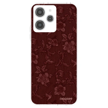 Picasee Xiaomi Redmi 12 4G Hülle - Transparentes Silikon - Red Elegance