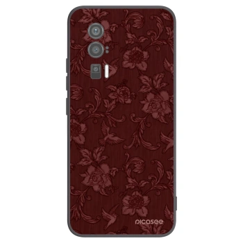 Picasee Xiaomi Poco F5 Pro 5G Hülle - Schwarzes Silikon - Red Elegance
