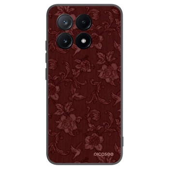 Picasee Xiaomi Poco X6 Pro Hülle - Schwarzes Silikon - Red Elegance