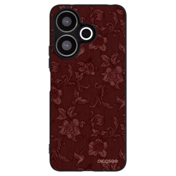 Picasee Xiaomi Redmi 13 4G Hülle - Schwarzes Silikon - Red Elegance
