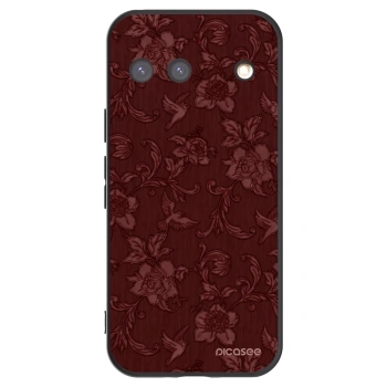 Picasee Google Pixel 9 Hülle - Schwarzes Silikon - Red Elegance