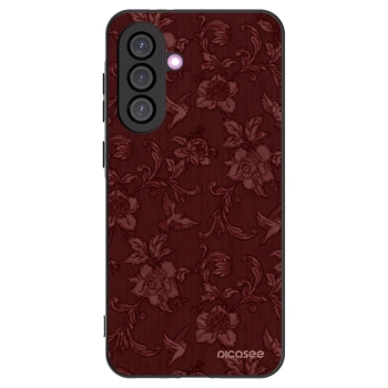 Picasee Samsung Galaxy A56 5G A566B Hülle - Schwarzes Silikon - Red Elegance