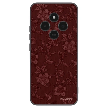 Picasee Xiaomi Poco C75 Hülle - Schwarzes Silikon - Red Elegance