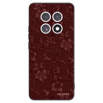 Picasee Xiaomi Redmi Note 15 4G Hülle - Schwarzes Silikon - Red Elegance