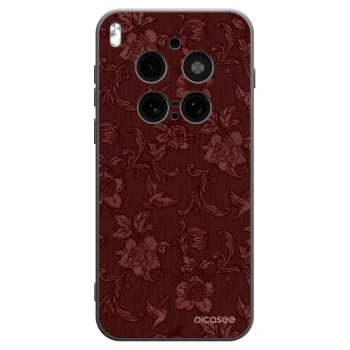 Picasee Vivo X300 Pro Hülle - Schwarzes Silikon - Red Elegance
