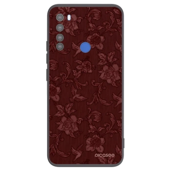 Picasee Xiaomi Redmi Note 8T Hülle - Schwarzes Silikon - Red Elegance