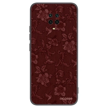 Picasee Xiaomi Redmi Note 9 Pro Hülle - Schwarzes Silikon - Red Elegance